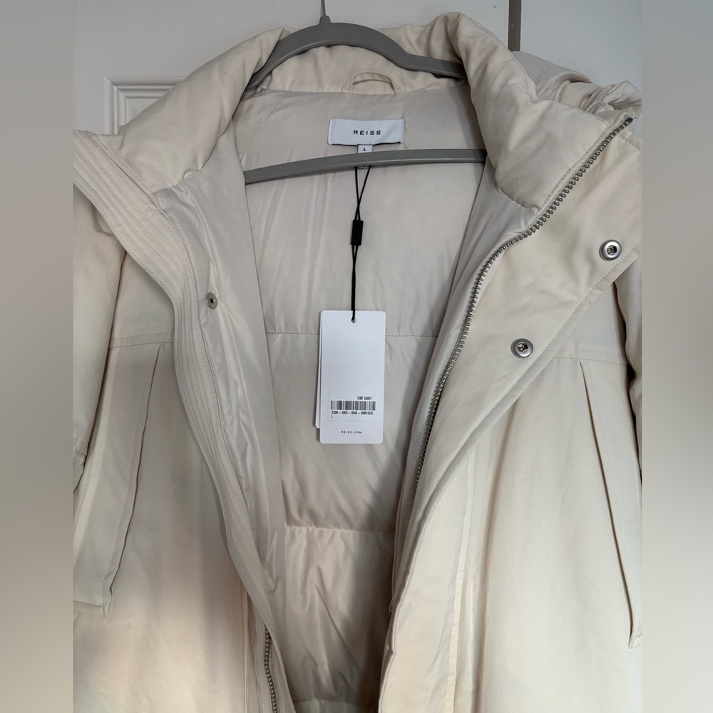 Reiss Off-White down Jacket - Picture 3 of 5